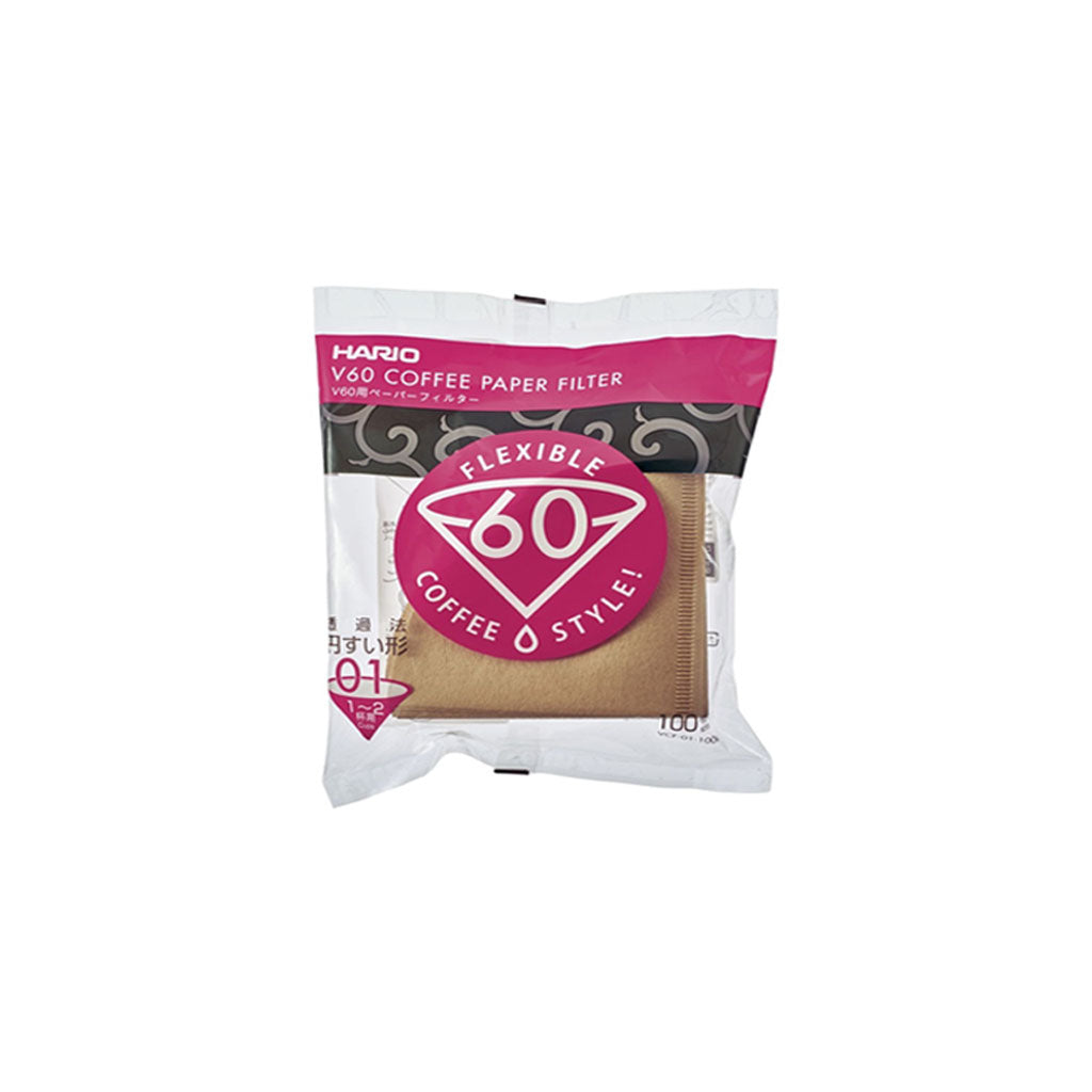 Hario V60 Natural Filter Paper Size 01
