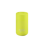 Frank Green 295ml Ceramic Reusable Cup Neon Yellow