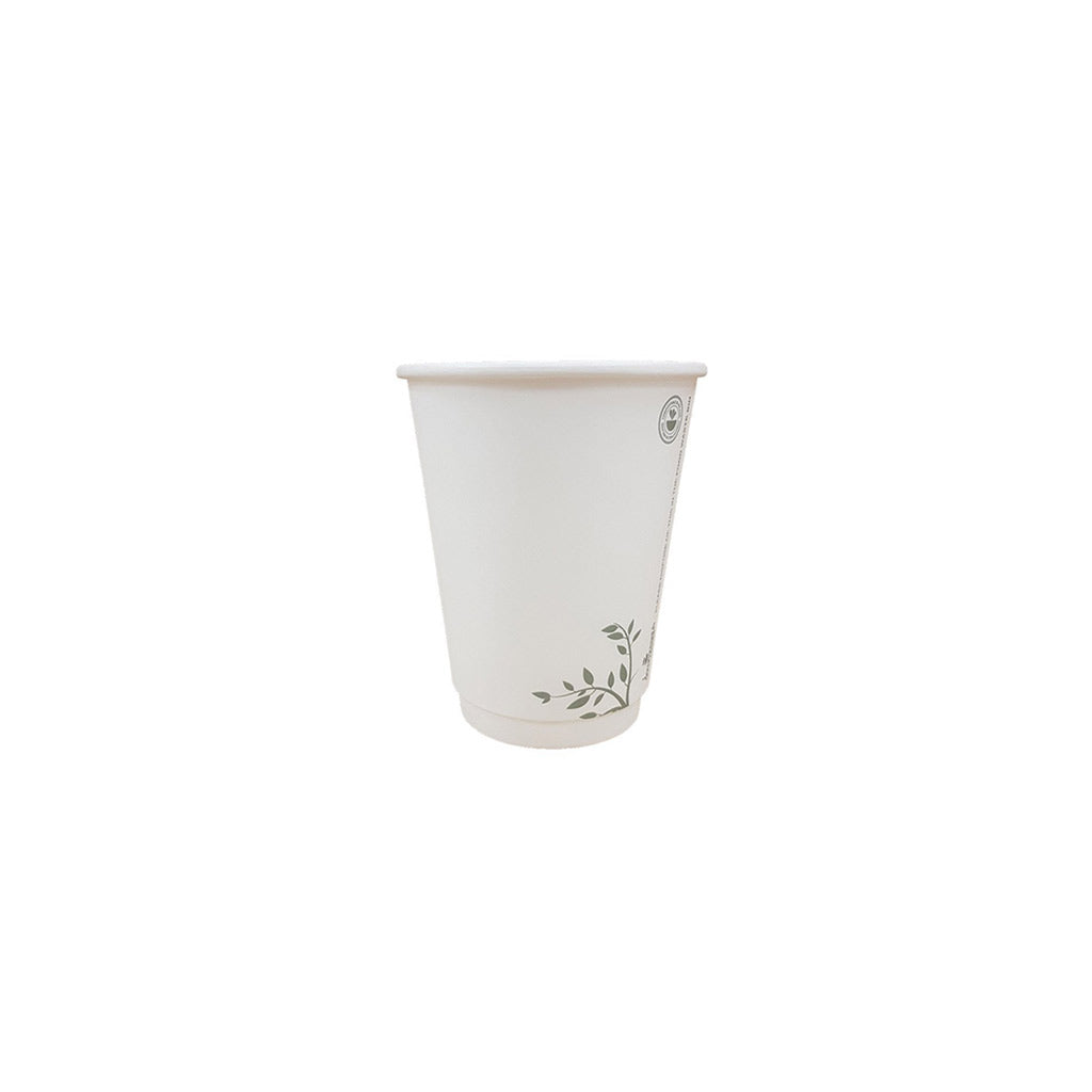 6oz White Single Wall Compostable Cups (1000)