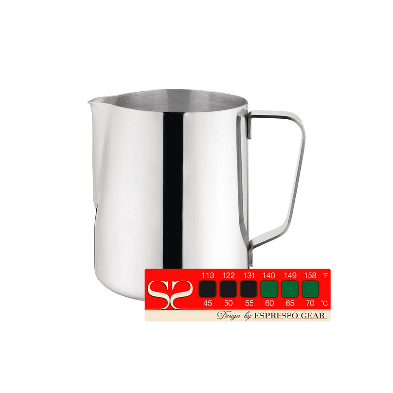 600ml Etched Milk Pitcher and Thermometer Strip