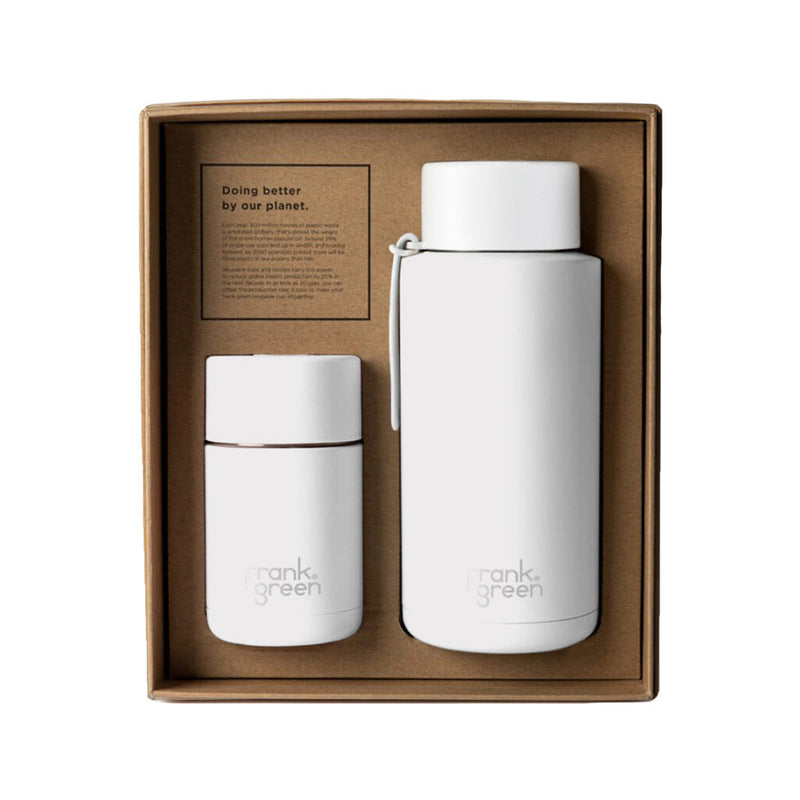Frank Green Cloud My Eco Gift Box Reusable Bottle and Cup